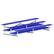 JayPro Sports Bleacher - 15 ft. (3 Row - Double Foot Plank) - All Aluminum  (Powder Coated)