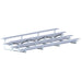 JayPro Sports Bleacher - 21 ft. (4 Row - Double Foot Plank) - All Aluminum