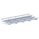 JayPro Sports Bleacher - 27 ft. (4 Row - Double Foot Plank) - All Aluminum