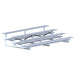 JayPro Sports Bleacher - 15 ft. (4 Row - Double Foot Plank) - All Aluminum