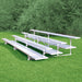 JayPro Sports Bleacher - 15 ft. (4 Row - Double Foot Plank) - All Aluminum