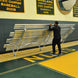 JayPro Sports Bleacher - 15 ft. (2 Row - Double Foot Plank) - Tip & Roll  (Powder Coated)
