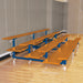 JayPro Sports Bleacher - 15 ft. (4 Row - Double Foot Plank) - Tip & Roll  (Powder Coated)