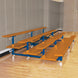 JayPro Sports Bleacher - 15 ft. (4 Row - Double Foot Plank) - Tip & Roll  (Powder Coated)