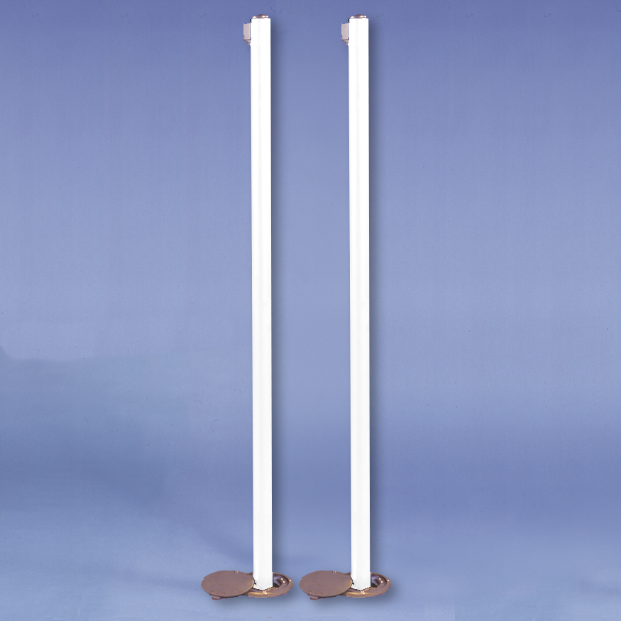 JayPro Sports Badminton Uprights - Competition (2-3/8 in. Floor Sleeve)