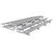 JayPro Sports Bleacher - 21 ft. (3 Row - Double Foot Plank) - Back-To-Back