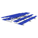 JayPro Sports Bleacher - 15 ft. (3 Row - Double Foot Plank) - Back-To-Back (Powder Coated)