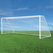 JayPro Sports Soccer Goal Replacement Nets (4 in. Sq. - 3mm Twist) - Club Soccer Goal (6-1/2 ft.H x 12 ft.W x 2 ft.B x 6 ft.D) (White)