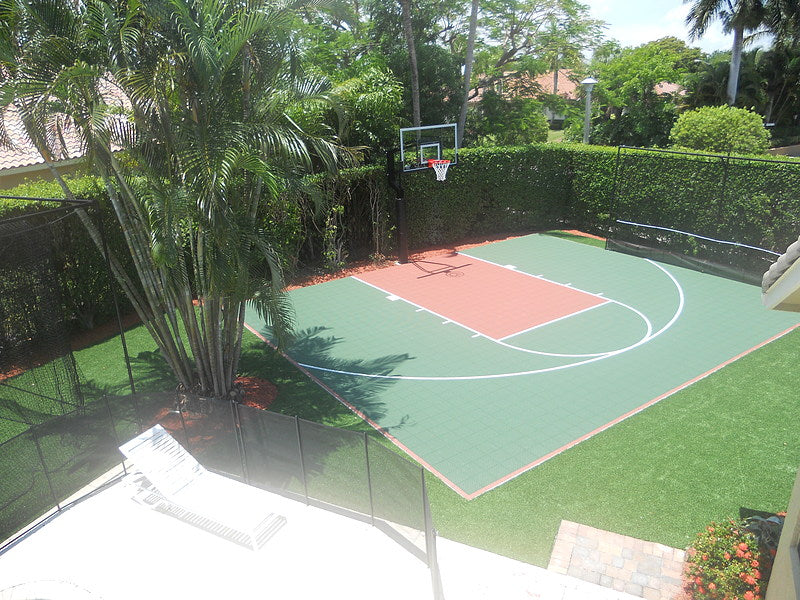 400-AC-FG - Basketball System - The Church Yard - (4 in. Sq. Pole with 40 in. in.Play Safe in. Area) - 48 in. Acrylic Backboard, Flex Goal, and Edge/Protector Padding - Image 4