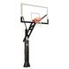 JayPro Sports Basketball System - Titan  Adjustable Series (6 in.x 6 in. Pole with 4 ft. Offset) - 72 in. Acrylic Backboard, Breakaway Playground Goal, and Edge/Protector Padding