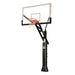 JayPro Sports Basketball System - Titan  Adjustable Series (6 in.x 6 in. Pole with 4 ft. Offset) - 72 in. Acrylic Backboard, Breakaway Playground Goal, and Edge/Protector Padding