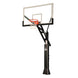 JayPro Sports Basketball System - Titan  Adjustable Series (6 in.x 6 in. Pole with 4 ft. Offset) - 72 in. Acrylic Backboard, Breakaway Playground Goal, and Edge/Protector Padding