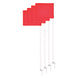 JayPro Sports Corner Flags - Official Size with Stationary Base - (Set of 4)