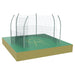 JayPro Sports Discus Cage (with Cage Net & Barrier Net - No Ground Sleeves)