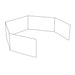 JayPro Sports Discus Cage - Replacement Barrier Net (1-7/8 in. Sq. #42 Nylon Net) (63 ft.L x 7 ft.H) (Black)