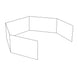 JayPro Sports Discus Cage - Replacement Barrier Net (1-7/8 in. Sq. #42 Nylon Net) (63 ft.L x 7 ft.H) (Black)