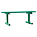 JayPro Sports Courtside Bench - 5 ft. - Portable (Double Plank)  (Powder Coated)