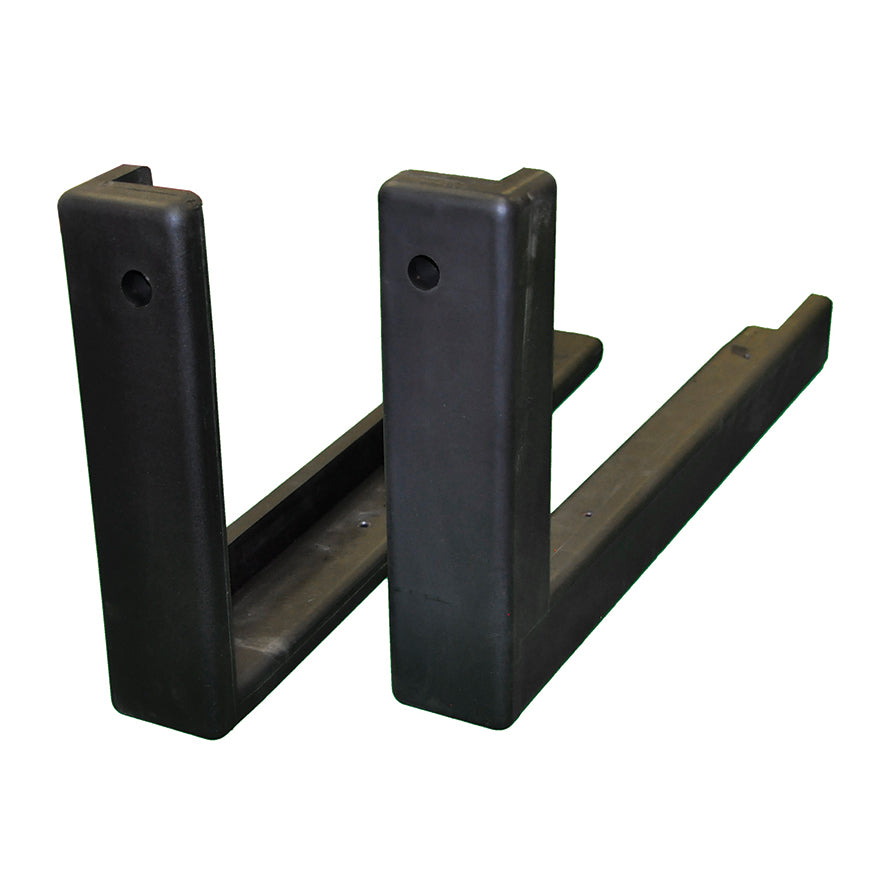 JayPro Sports Edge Padding - Bolt-On (L shaped for I/O Wood/Acrylic Backboards) - Safe-Pro  (48 in. Wide Backboard) (Black)