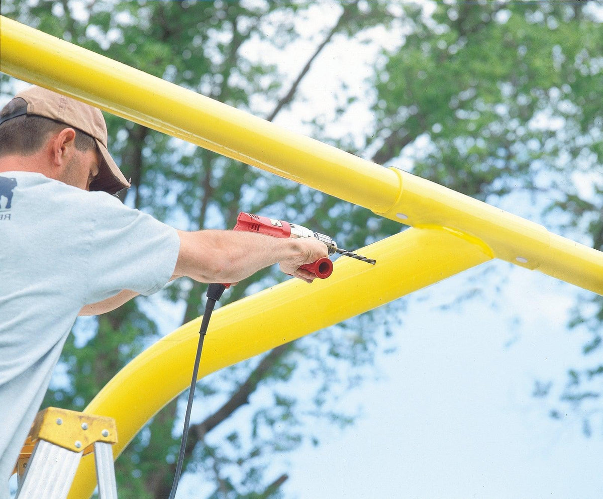 Bison 5-9/16" Gooseneck Football Goalposts