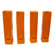 JayPro Sports Football Field Markers - Free Standing Pylons (18 in.H x 4 in.W x 4 in.D) (Set of 4) (Orange)