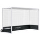 JayPro Sports Field Hockey Goal (2 in. x 2 in. Square Aluminum with Bottom Boards) - Official  (7 ft.H x 12 ft.W x 4 ft.D) - NFHS, NCAA, FIH Compliant
