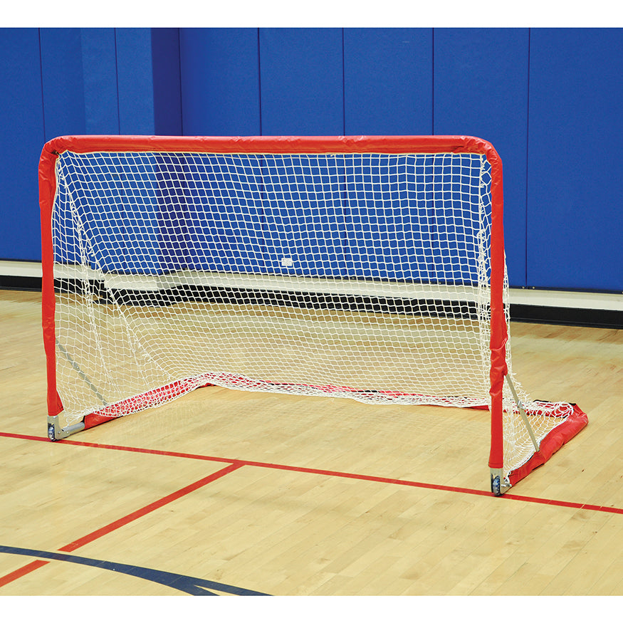 JayPro Sports Folding Multi-Purpose Goal (4 ft.H x 6 ft.W) (1- Red, 1-Blue)