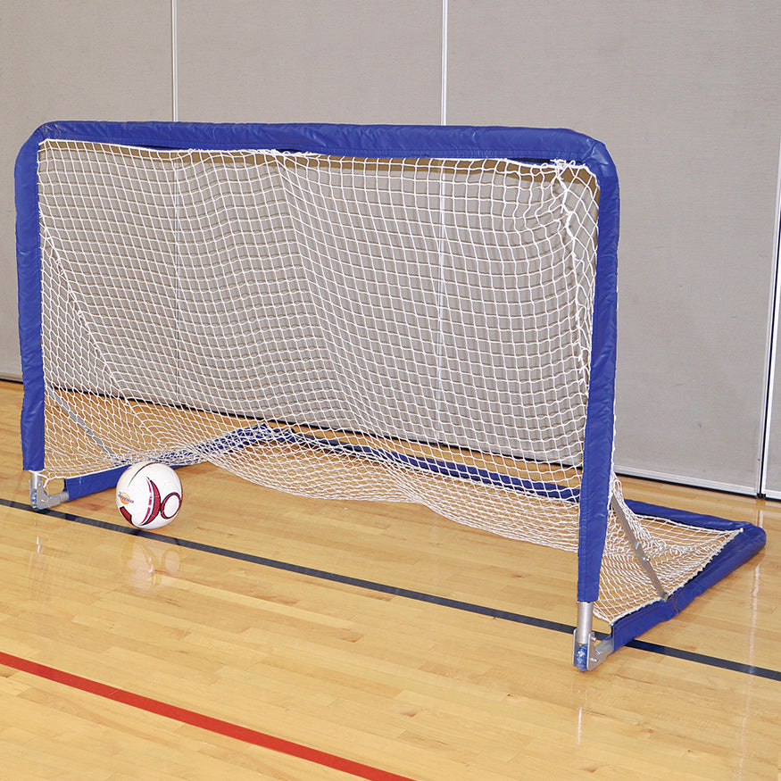 JayPro Sports Folding Multi-Purpose Goal (4 ft.H x 6 ft.W) (1- Red, 1-Blue)