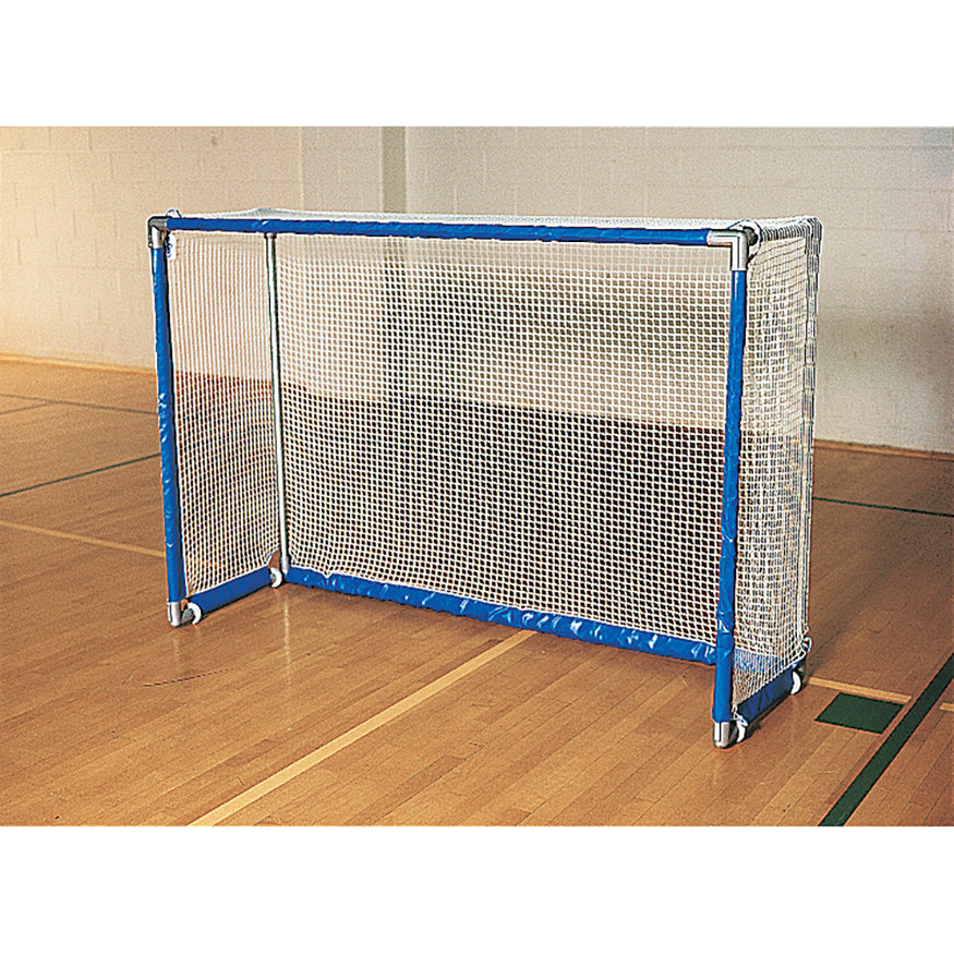 JayPro Sports Floor Hockey Goals - Deluxe (4 ft.H x 6 ft.W x 20 in.D) (1- Red, 1-Blue)