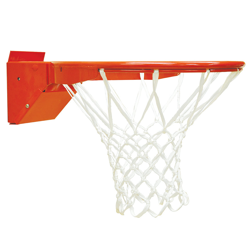 JayPro Sports Basketball Backstop - Wall-Mounted - Shooting Station - Stationary Glass Backboard (2 ft. - 4 ft. Wall Offset)
