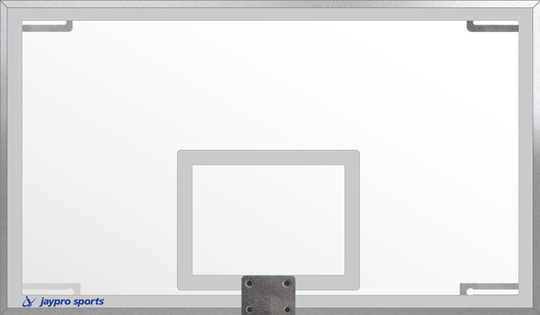 BBRP-42 - Backboard Replacement Package - (72 in.W x 42 in.H) (Indoor) - Unbreakable - Tempered Glass, Contender Pro Breakaway Goal - NCAA, NFHS Compliant - Image 2