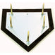 JayPro Sports Home Plate - Major League  (5 Zinc-Plated Spikes)