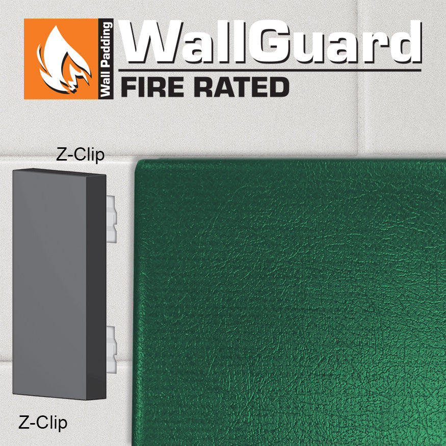 JayPro Sports Fire Rated Flat Safety Wall Padding - WallGuard  Fire Rated (2 ft. x 6 ft.) (Z-Clip Top & Bottom)