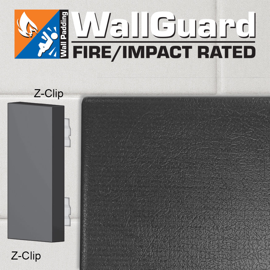 JayPro Sports Fire Rated/High Impact Flat Wall Padding - WallGuard  Fire/Impact Rated (2 ft. x 6 ft.) (Z-Clip Top & Bottom)