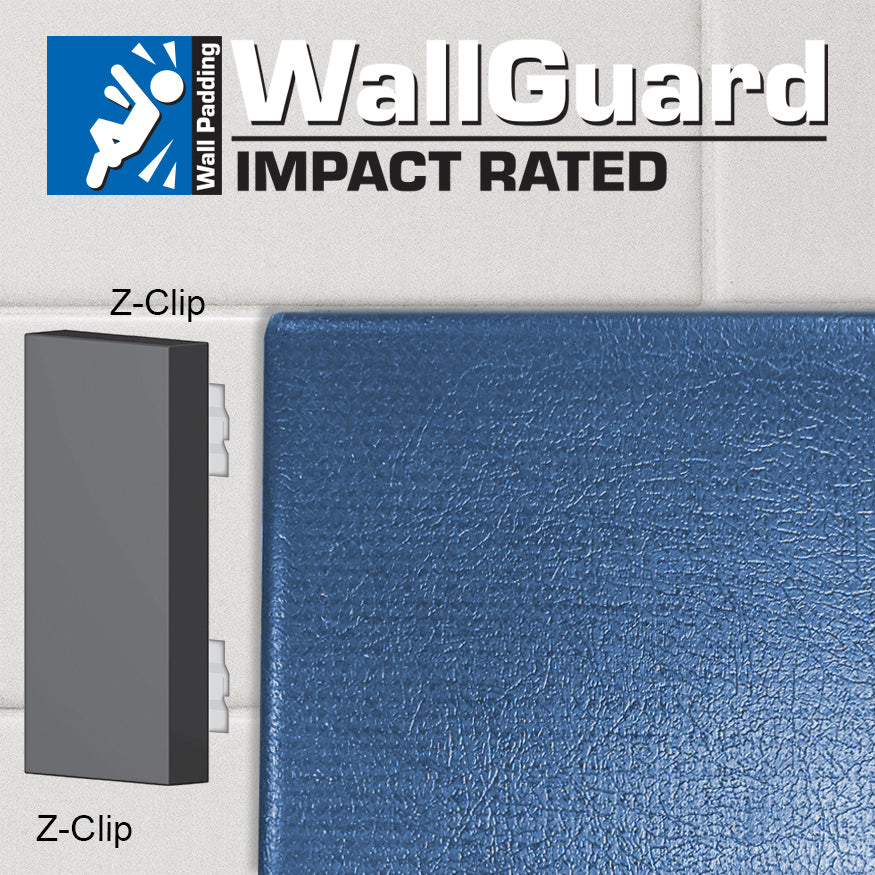 JayPro Sports High Impact Flat Safety Wall Padding - WallGuard  Impact Rated (2 ft. x 6 ft.) (Z-Clip Top & Bottom)