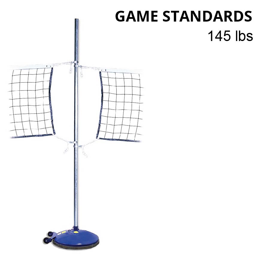 JayPro Sports Game Standard - Center Pole - Multi-purpose (145 Lbs. Base) (Royal Blue)