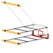 JayPro Sports Basketball Backstop - Wall-Mounted - Shooting Station - Stationary Glass Backboard (10 ft. - 12 ft. Wall Offset)