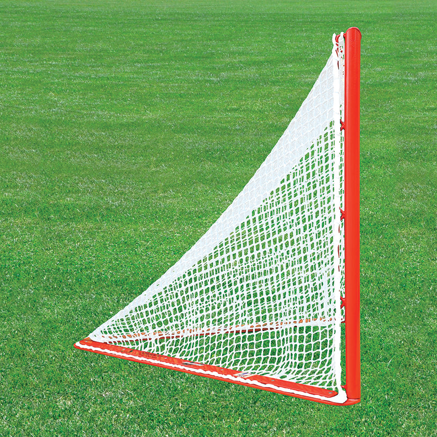 JayPro Sports Field Lacrosse Replacement Net - NETX1  - (7mm) Seamless One-Piece Lacrosse Net (6 ft.H x 6W x 7 ft.D) (White)