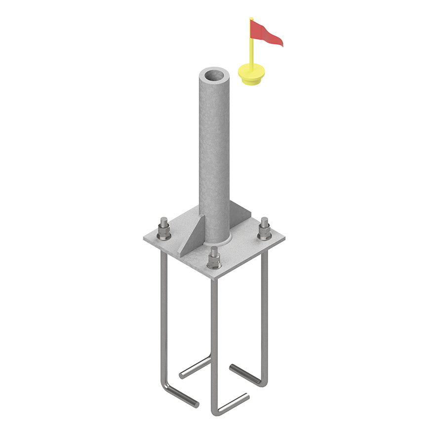JayPro Sports Sand Ground Inserts (Beach  Volleyball System)