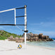 JayPro Sports Beach Volleyball Upright (3-1/2 in. Ground Sleeve) - NFHS, NCAA, USVBA Compliant