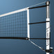 JayPro Sports Beach Volleyball Replacement Net (4 in. Sq. - #36 Nylon Netting) - Collegiate Beach Size (28 ft.L x 39 in.H) (Black)