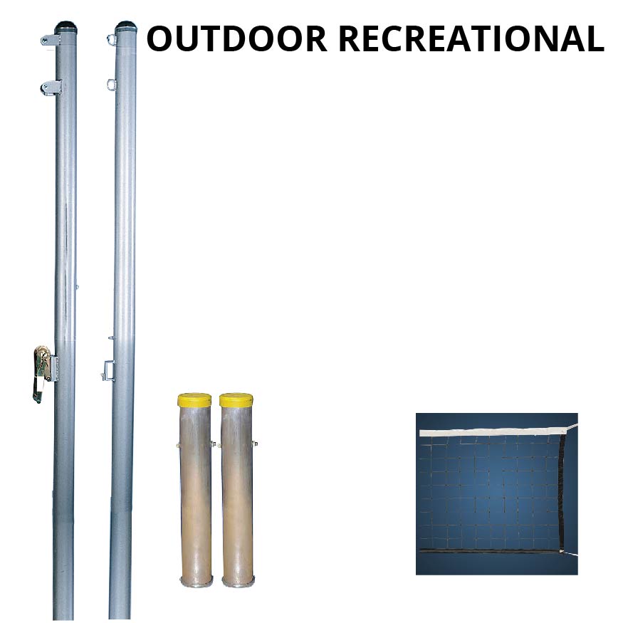 JayPro Sports Recreational Outdoor Volleyball System (with net)