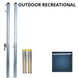 JayPro Sports Recreational Outdoor Volleyball System (with net)