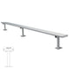 JayPro Sports Player Bench - 15 ft. - Surface Mount