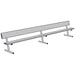 JayPro Sports Player Bench with Seat Back - 15 ft. - Portable