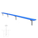 JayPro Sports Player Bench - 21 ft. - In-Ground  (Powder Coated)