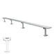 JayPro Sports Player Bench - 21 ft. - Surface Mount