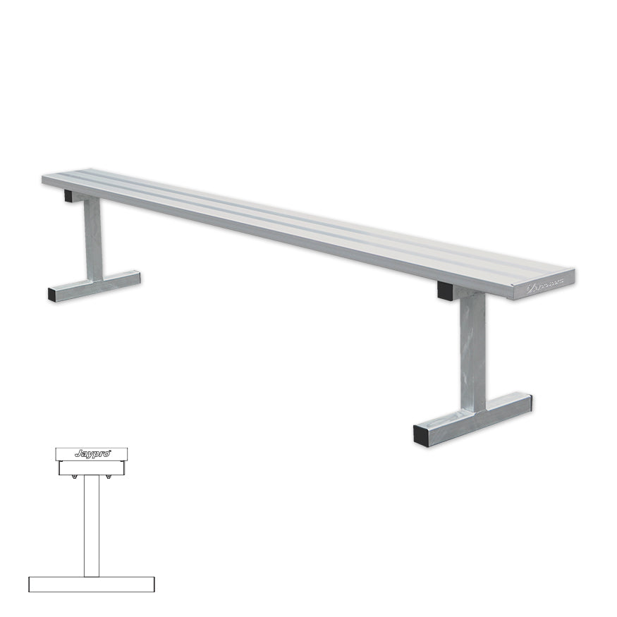 JayPro Sports Player Bench - 7-1/2 ft. - Portable