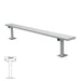 JayPro Sports Player Bench - 7-1/2 ft. - Surface Mount