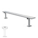 JayPro Sports Player Bench - 7-1/2 ft. - Surface Mount