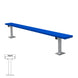 JayPro Sports Player Bench - 7-1/2 ft. - Surface Mount  (Powder Coated)